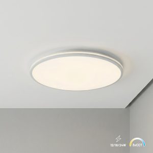 Plafon Hugo 12-18-24W 3CCT IP54 Biały