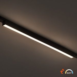 Slim Magnetic Track Czarny 61cm 20W LED Tuya CCT 48V
