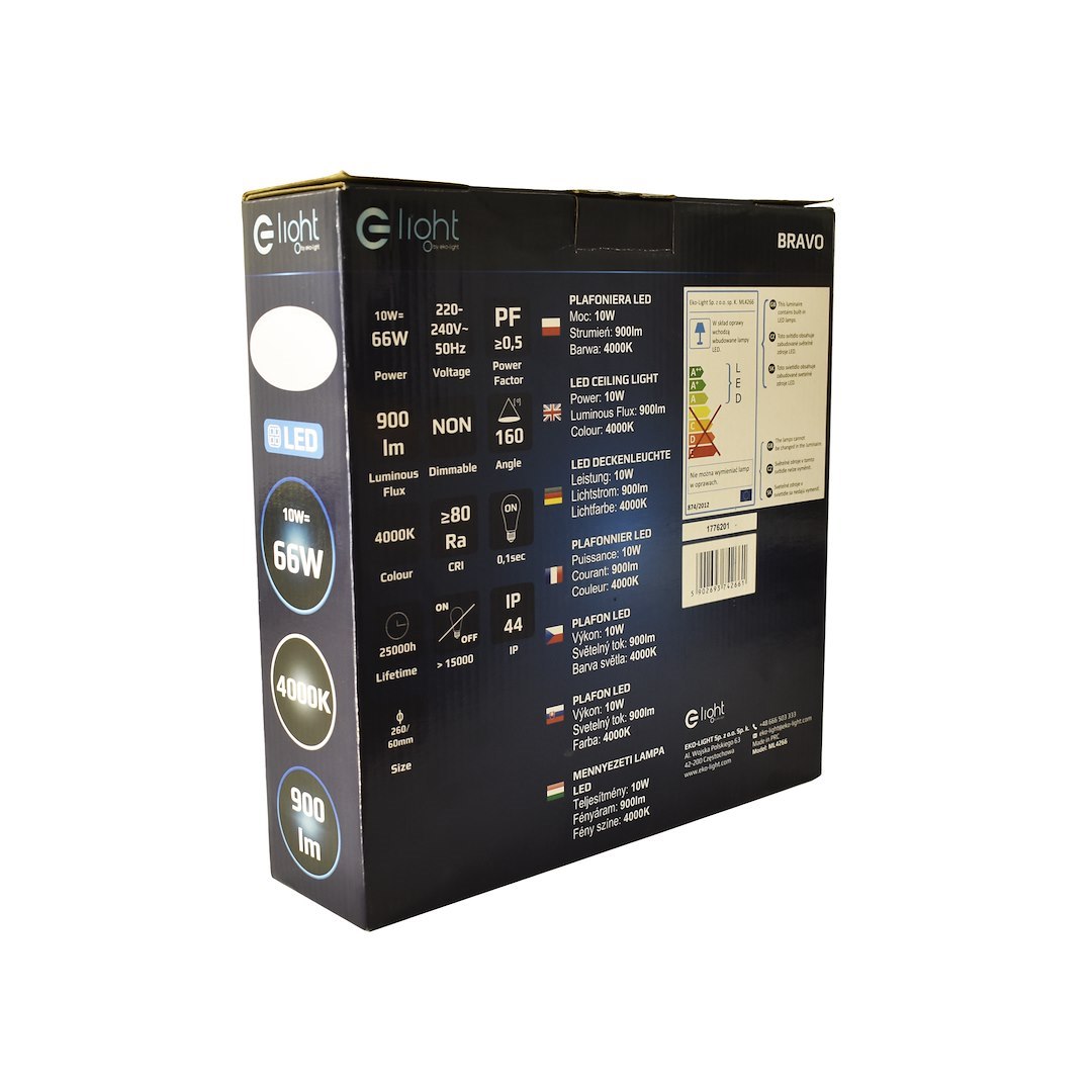 Plafon Bravo 10W LED Ø260 mm - obrazek 3