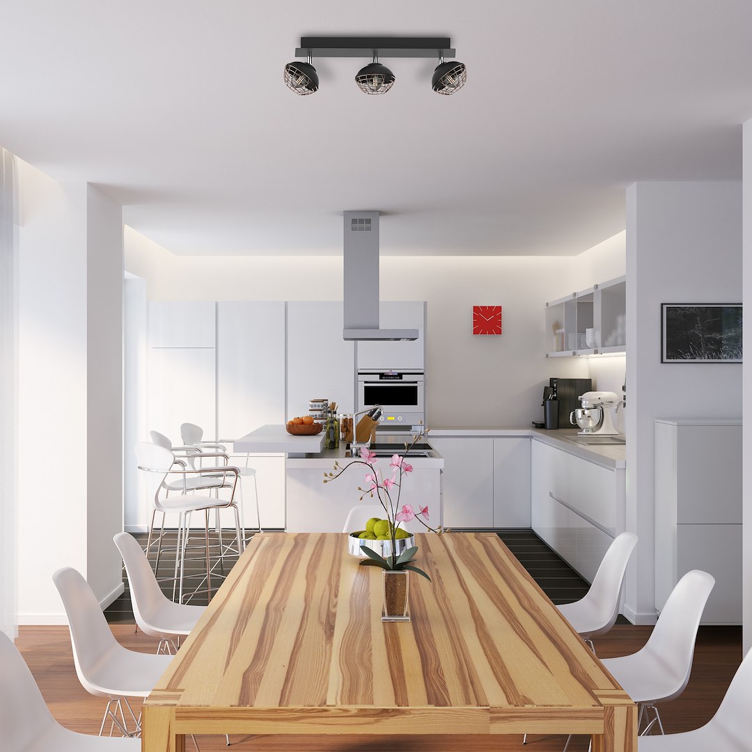 Lampa sufitowa LOGAN 3xE14 - obrazek 4
