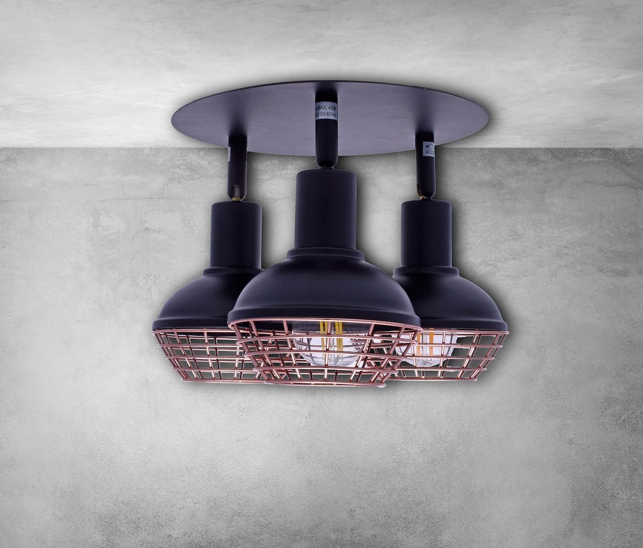 Lampa sufitowa LOGAN 3xE14 - obrazek 6