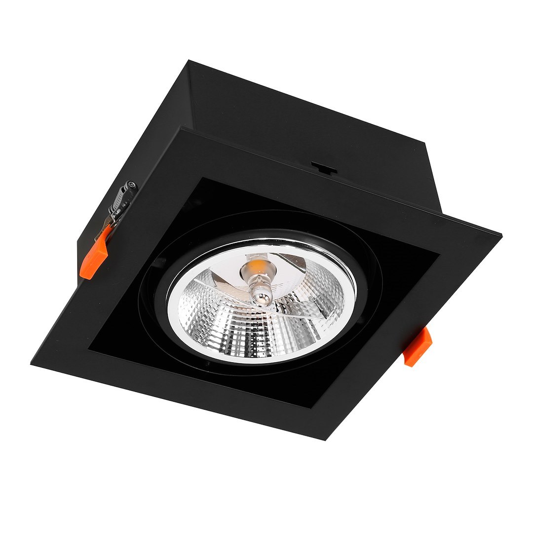 Oprawa Podtynkowa Plaza 1xGU10 AR111 Czarny