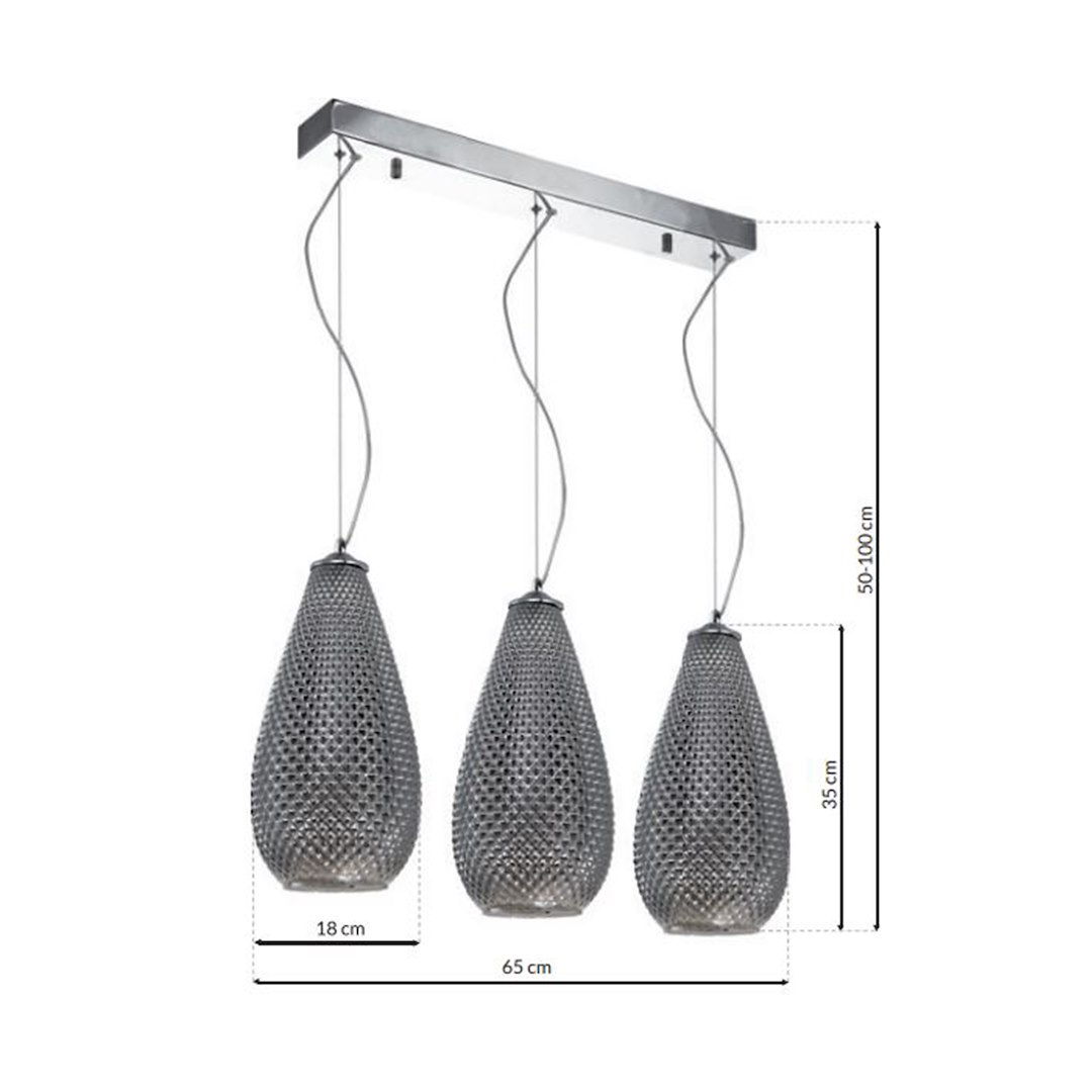 Lampa wisząca PETRA 3xE27 - obrazek 7