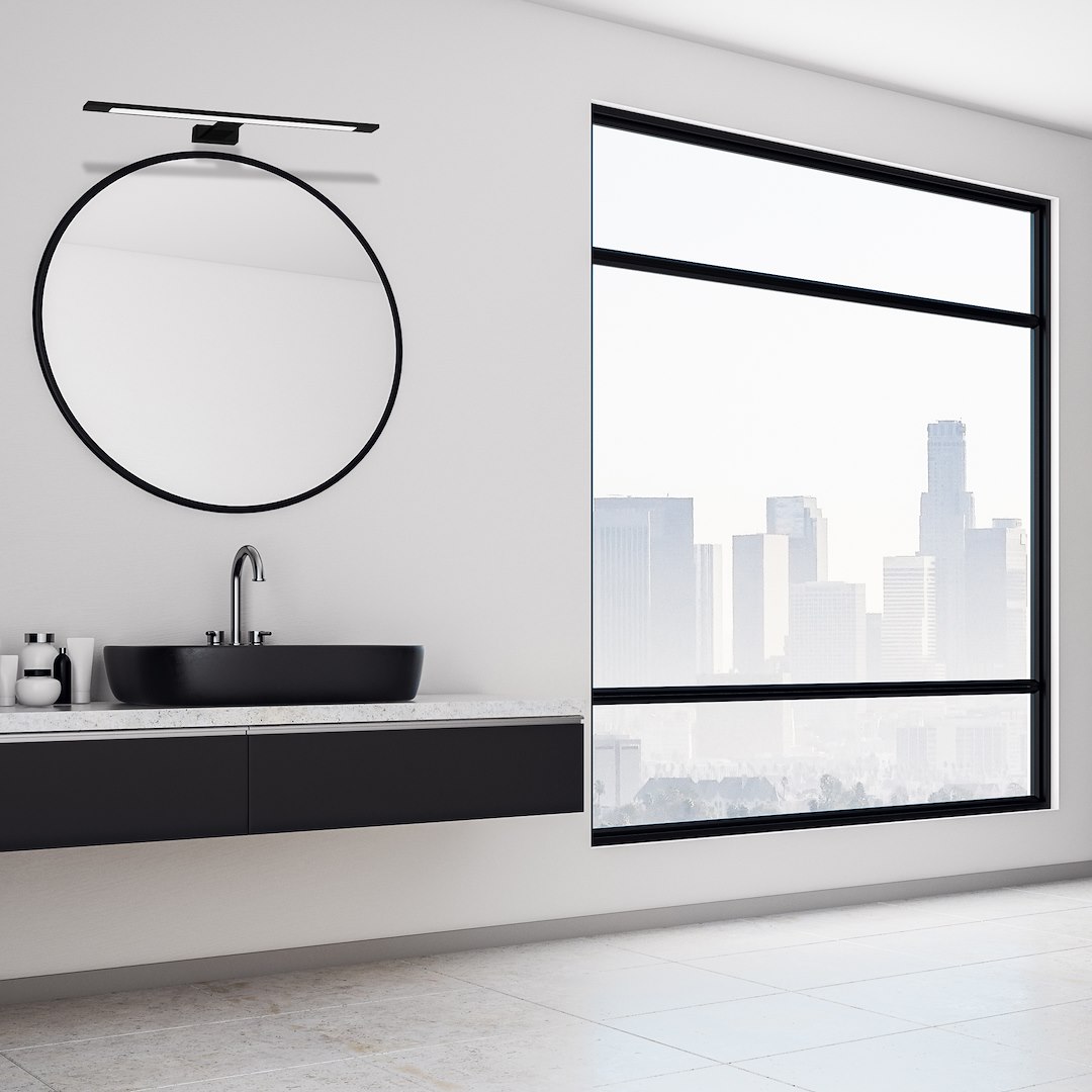 Kinkiet SHINE BLACK 60cm 12W LED - obrazek 3