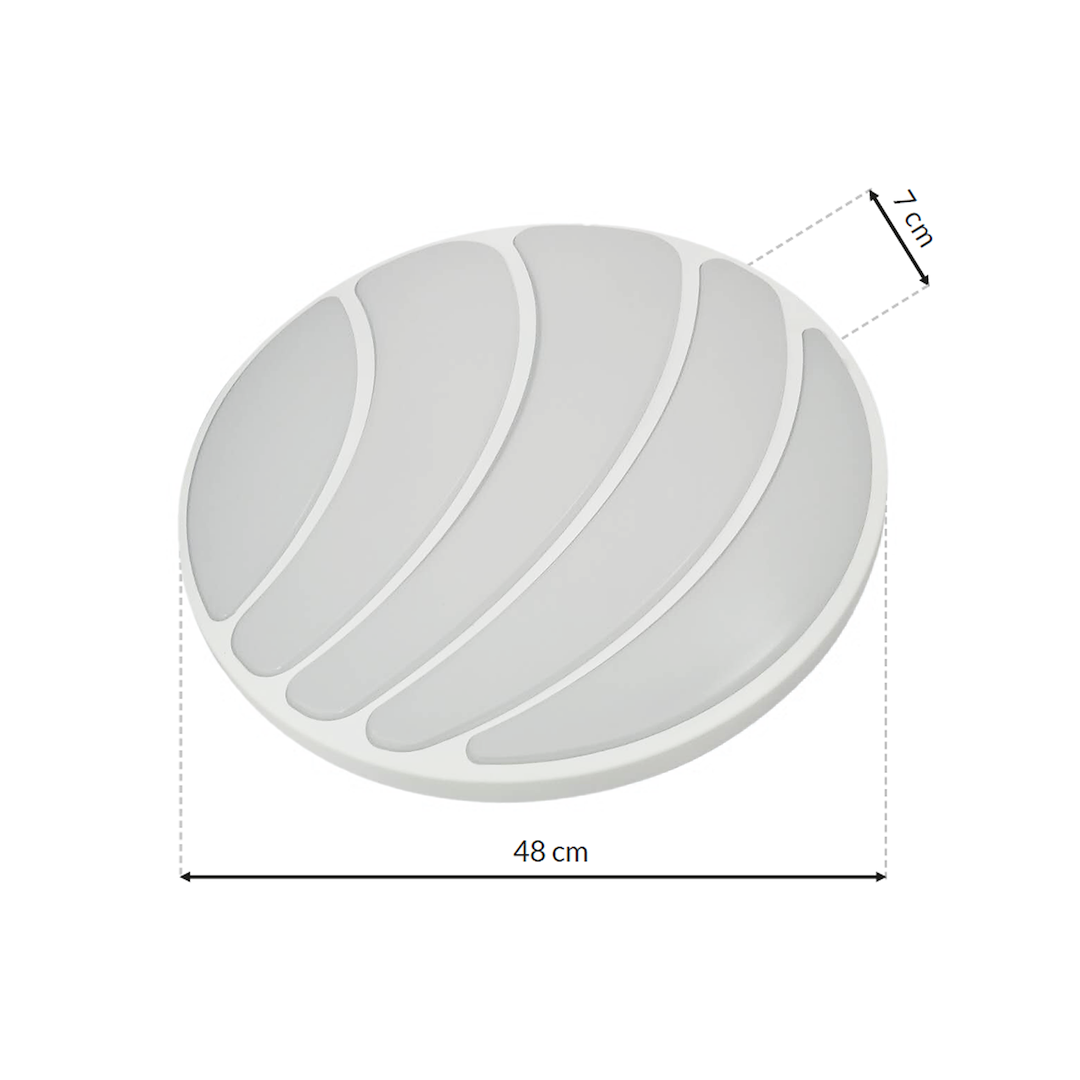 Plafon Shell Biały 40W LED Ø480 mm - obrazek 7
