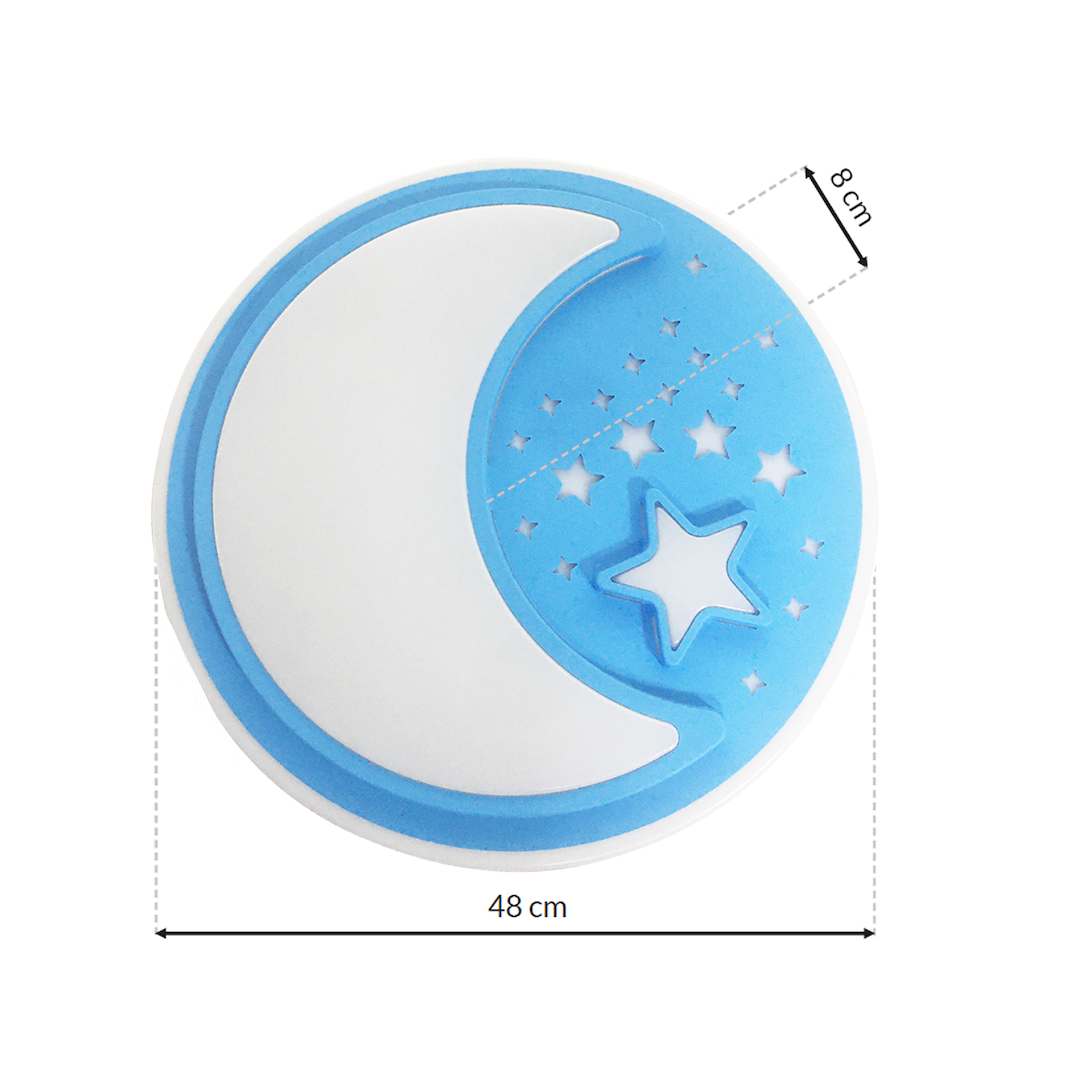 Plafon NOTE BLUE 45W LED Ø480 mm - obrazek 7