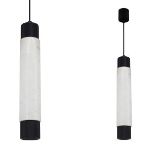 Lampa wisząca Marble Biały / Czarny 1xGU10