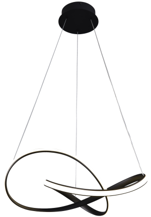 LAMPA WISZĄCA CAPPIO BLACK 36W LED
