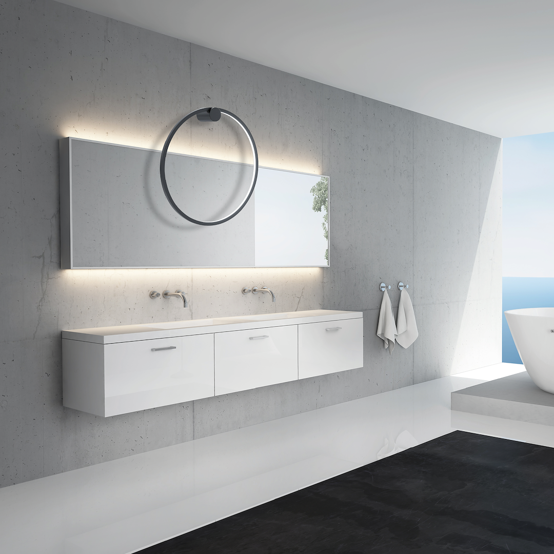 Kinkiet Saturno Black 25W LED - obrazek 2