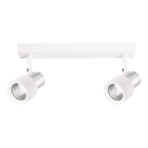 Lampa Sufitowa Cino 2xGU10 Biały + Chrom