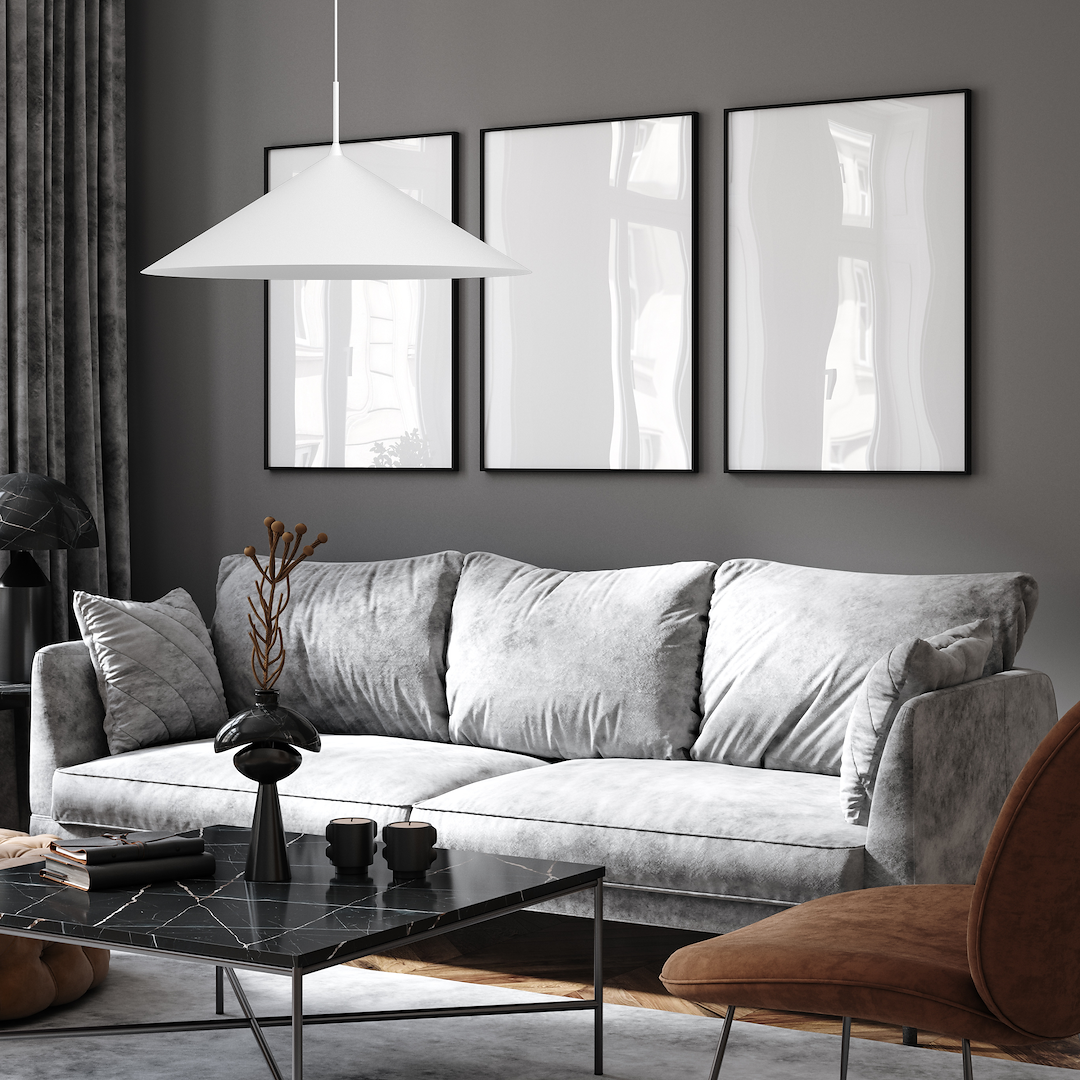 Lampa wisząca CAPITAL BIAŁY 1XGX53 - obrazek 3