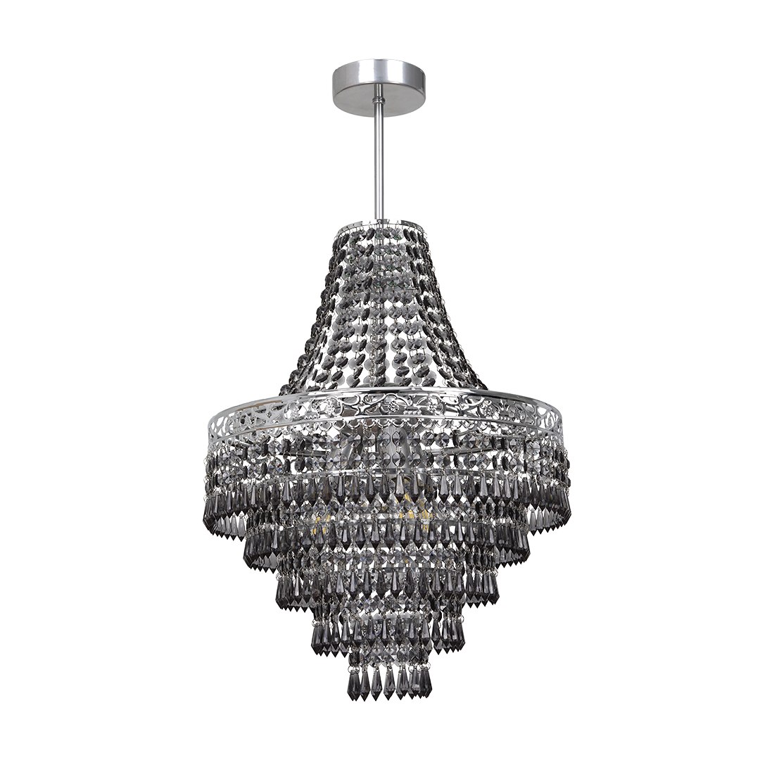 Żyrandol CORAL Black 3xE14