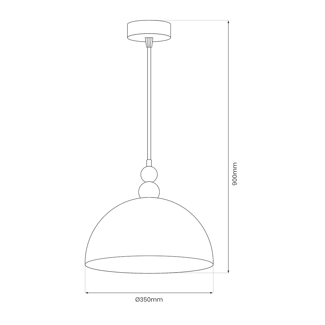 Lampa wisząca BENTO 1xE27 - obrazek 9
