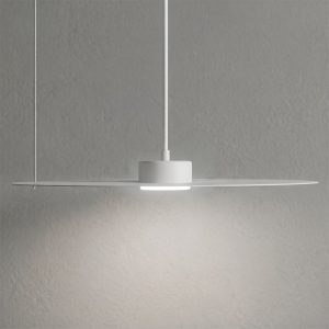 Lampa wisząca PIATTO Biała 1xGX53 fi 450mm