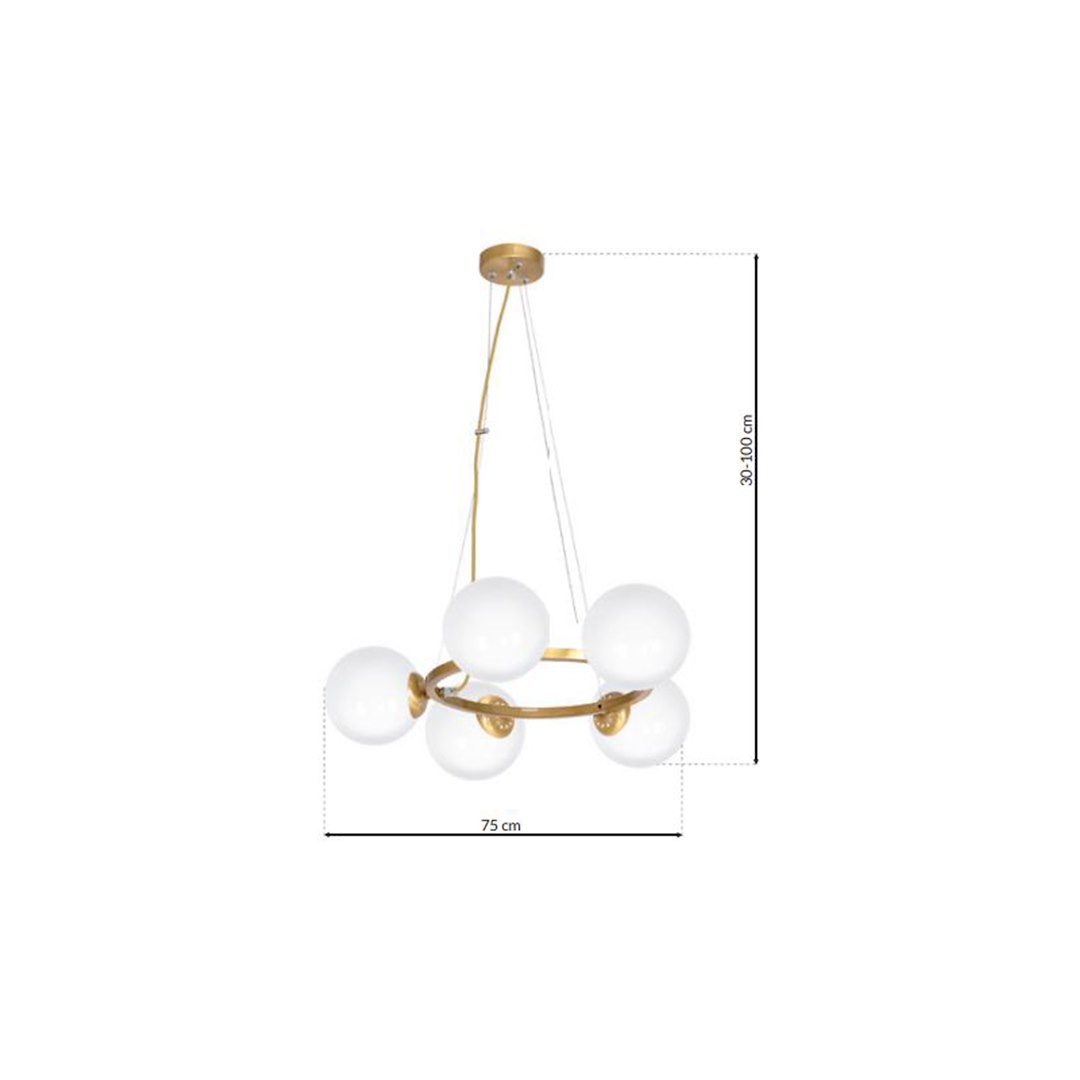 Lampa wisząca VIENNA 5xE14 - obrazek 9