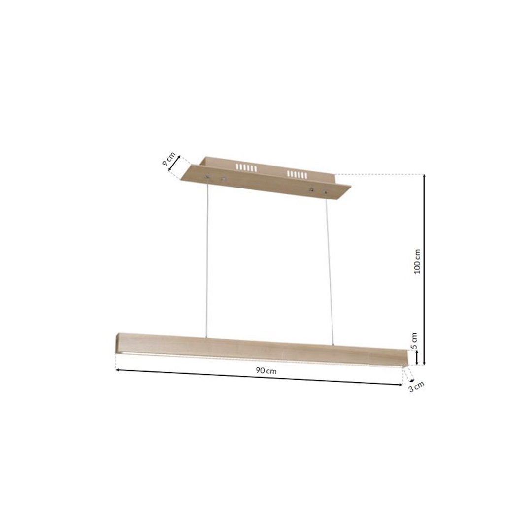 Lampa Wisząca TIMBER 18W LED - obrazek 7