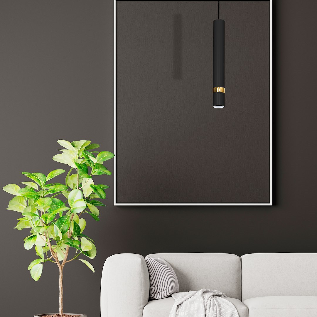 Lampa wisząca JOKER BLACK/GOLD 1xGU10 - obrazek 5