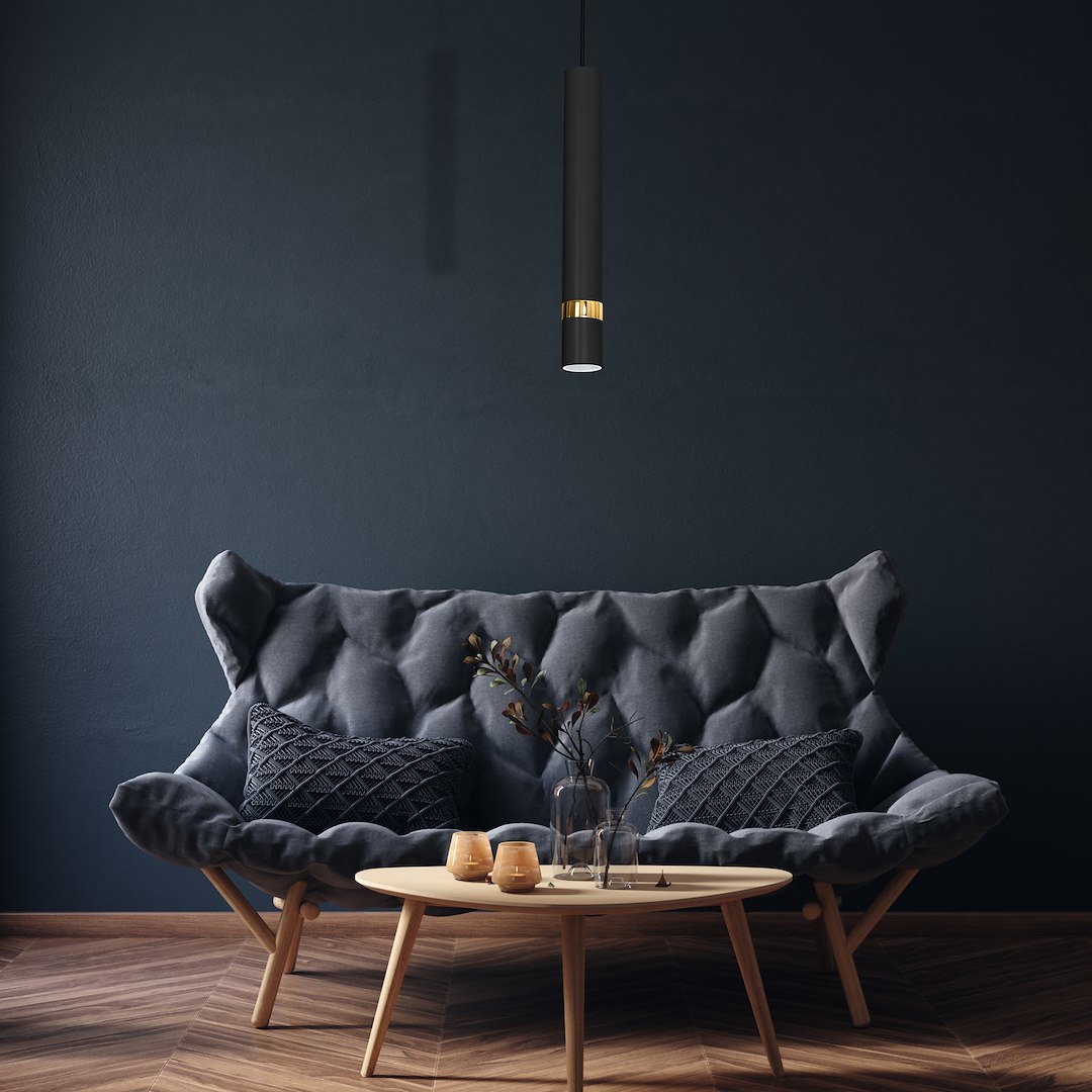 Lampa wisząca JOKER BLACK/GOLD 1xGU10 - obrazek 6