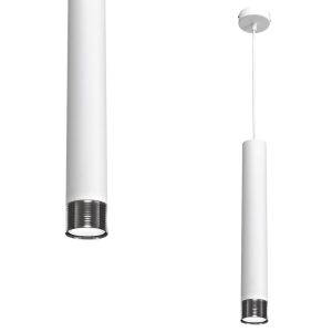 Lampa wisząca Dani Biały / Chrom 1xGU10