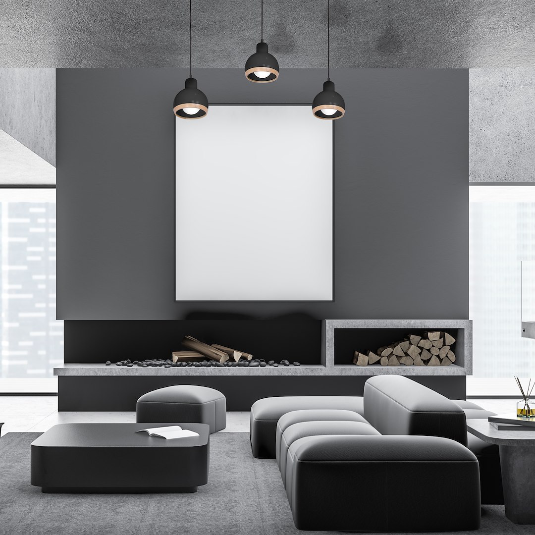 Lampa wisząca OVAL BLACK 3xE27 - obrazek 4