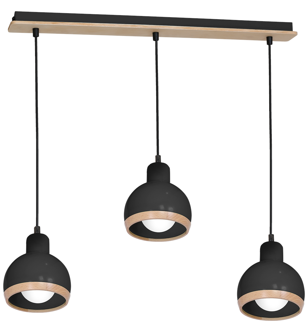 Lampa wisząca OVAL BLACK 3xE27 - obrazek 8
