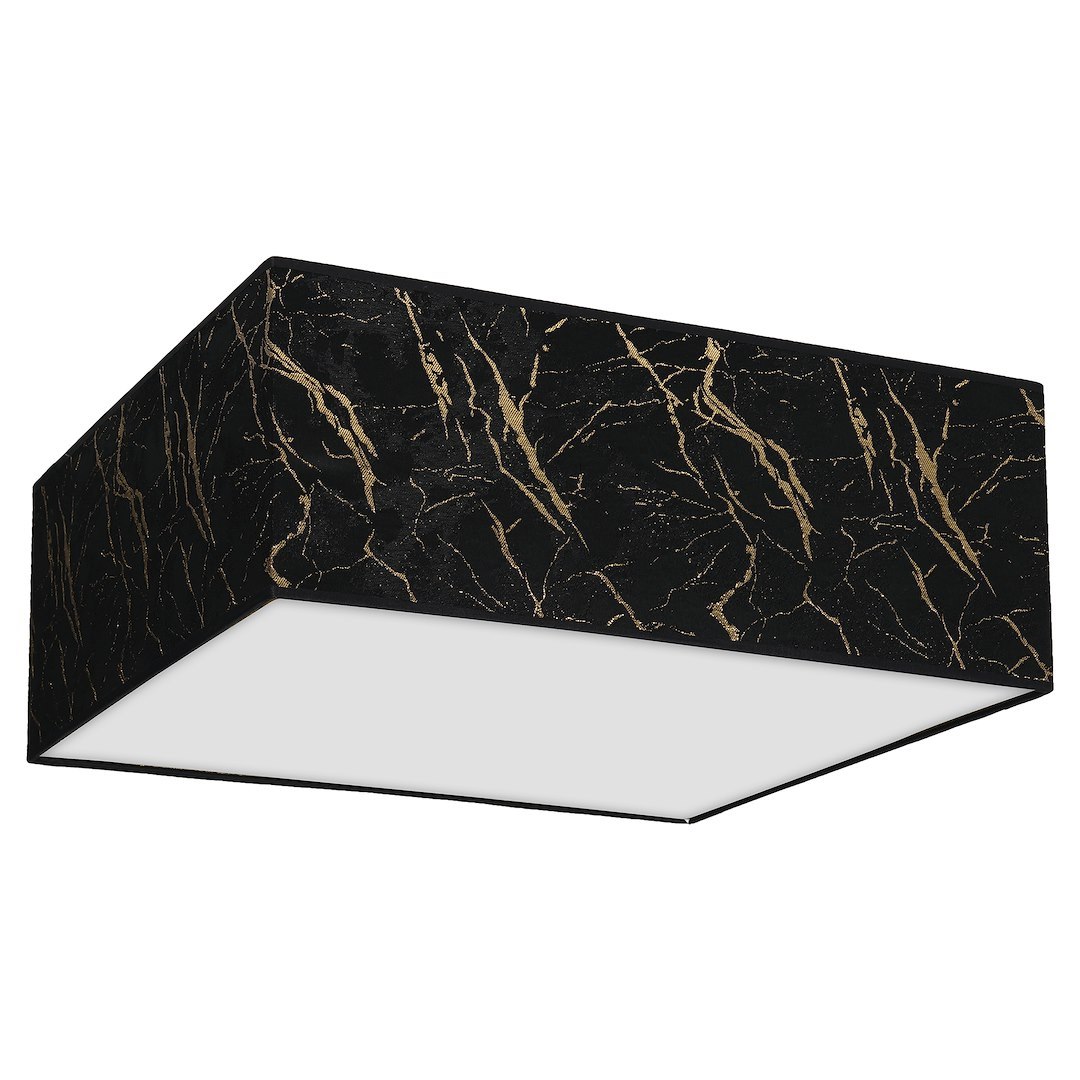 Lampa sufitowa SENSO Black/Gold kwadrat 3xE27 - obrazek 2