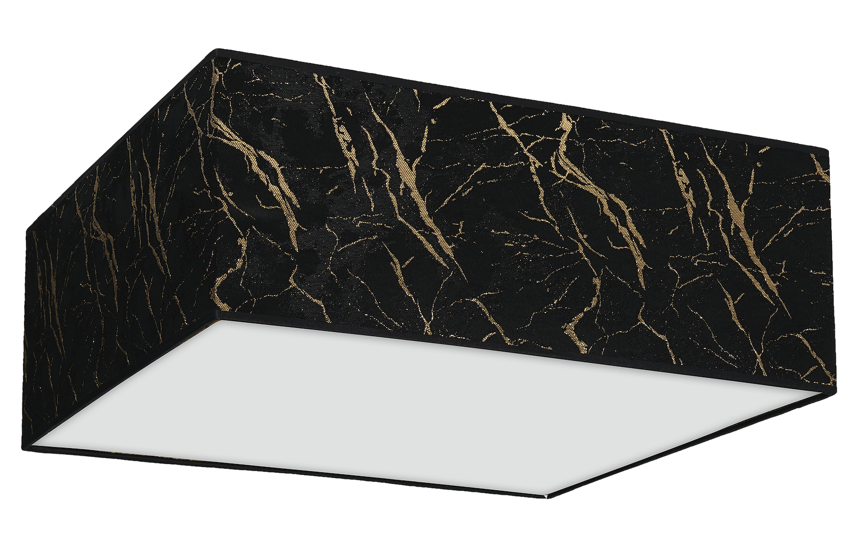 Lampa sufitowa SENSO Black/Gold kwadrat 3xE27 - obrazek 8