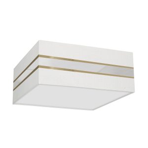 Lampa sufitowa Kwadrat Ultimo 3xE27 Biały