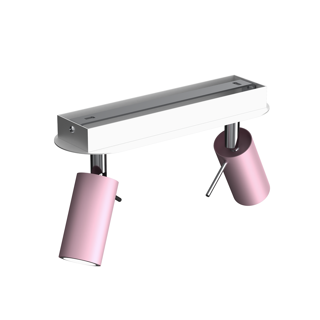 Lampa sufitowa Preston 2x mini GU10 Różowy/Biały - obrazek 3