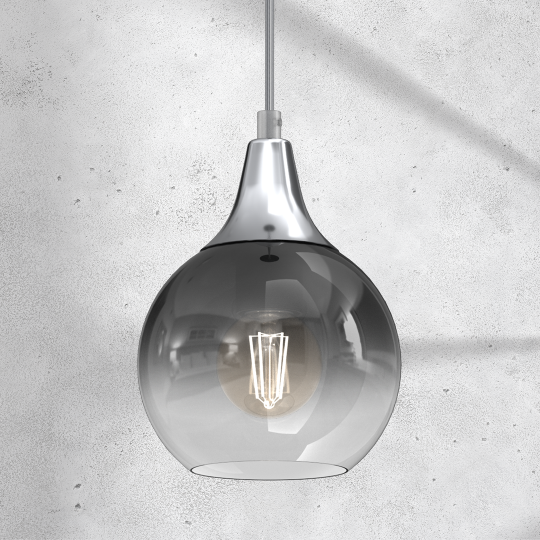 Lampa wisząca MONTE SILVER fi 150 1xE27 - obrazek 3