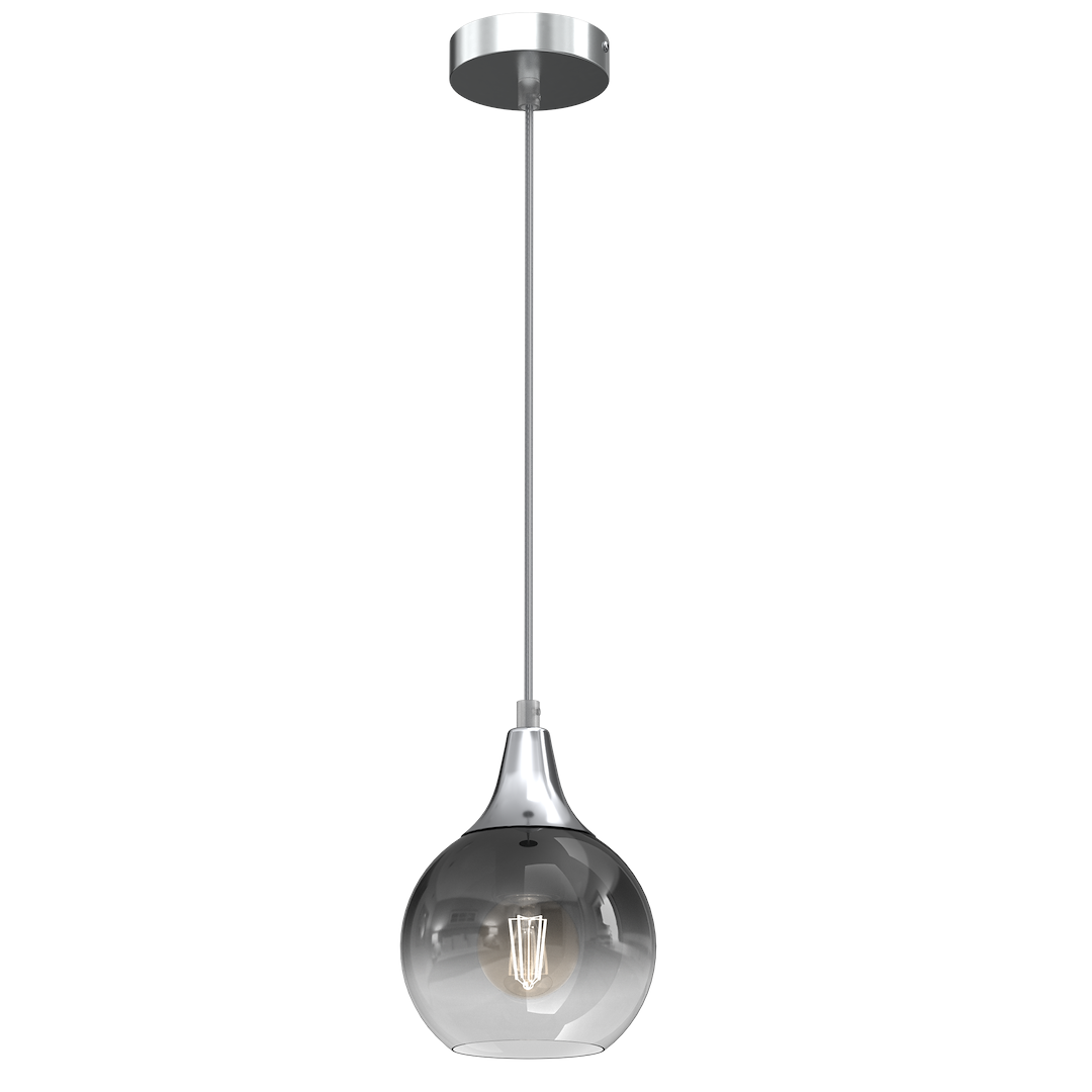 Lampa wisząca MONTE SILVER fi 150 1xE27 - obrazek 7