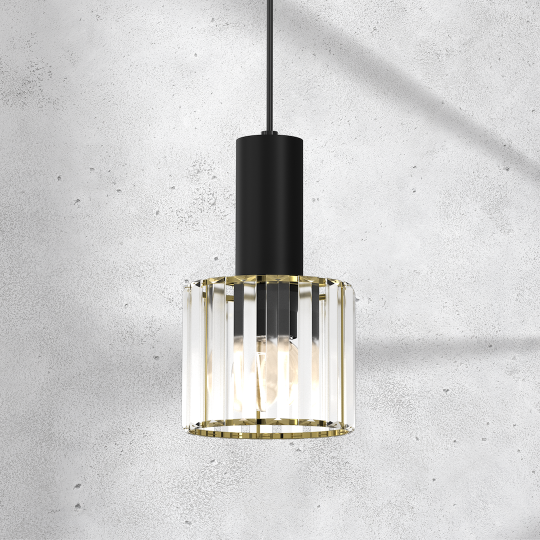 Lampa wisząca CRISTAL 1xE27 - obrazek 3