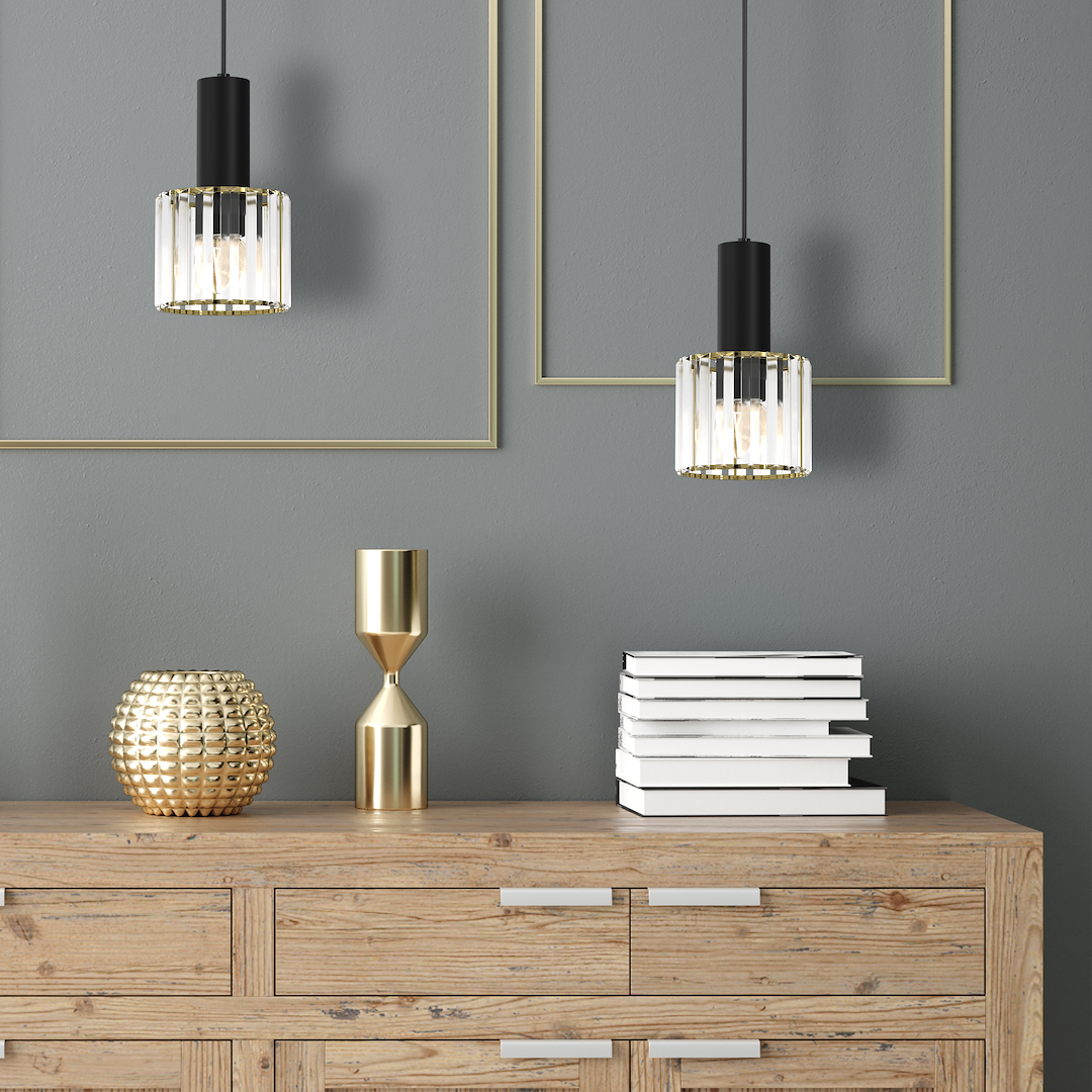 Lampa wisząca CRISTAL 1xE27 - obrazek 4