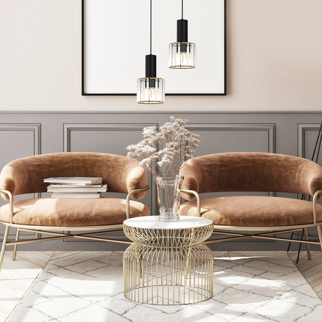 Lampa wisząca CRISTAL 1xE27 - obrazek 5