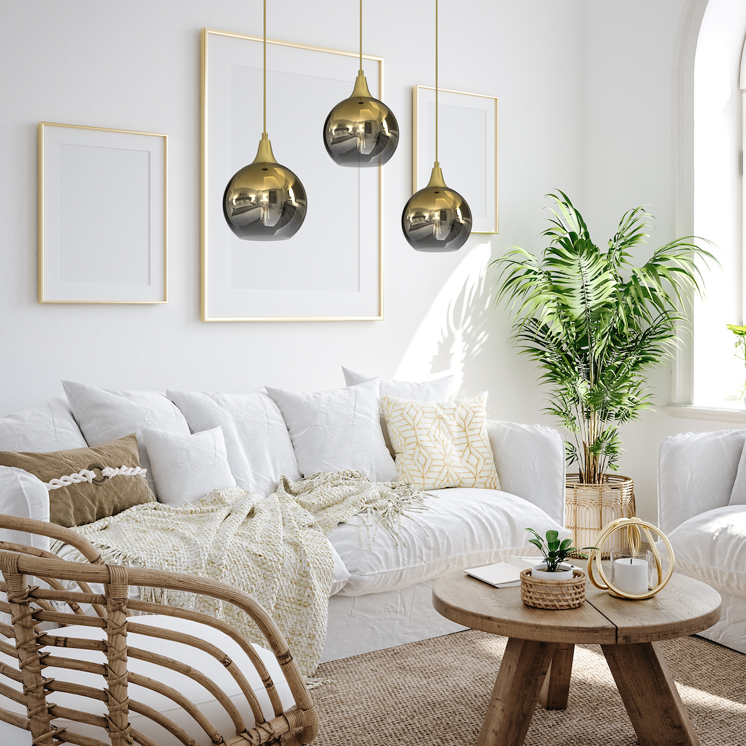 Lampa wisząca MONTE GOLD 3xE27 - obrazek 4