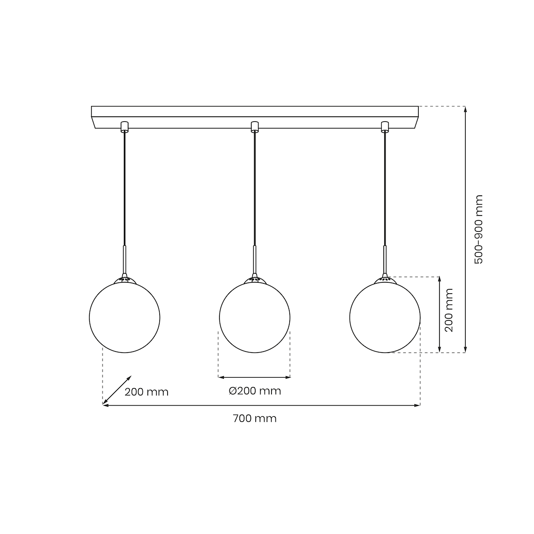 Lampa wisząca REFLEX 3xE14 - obrazek 6