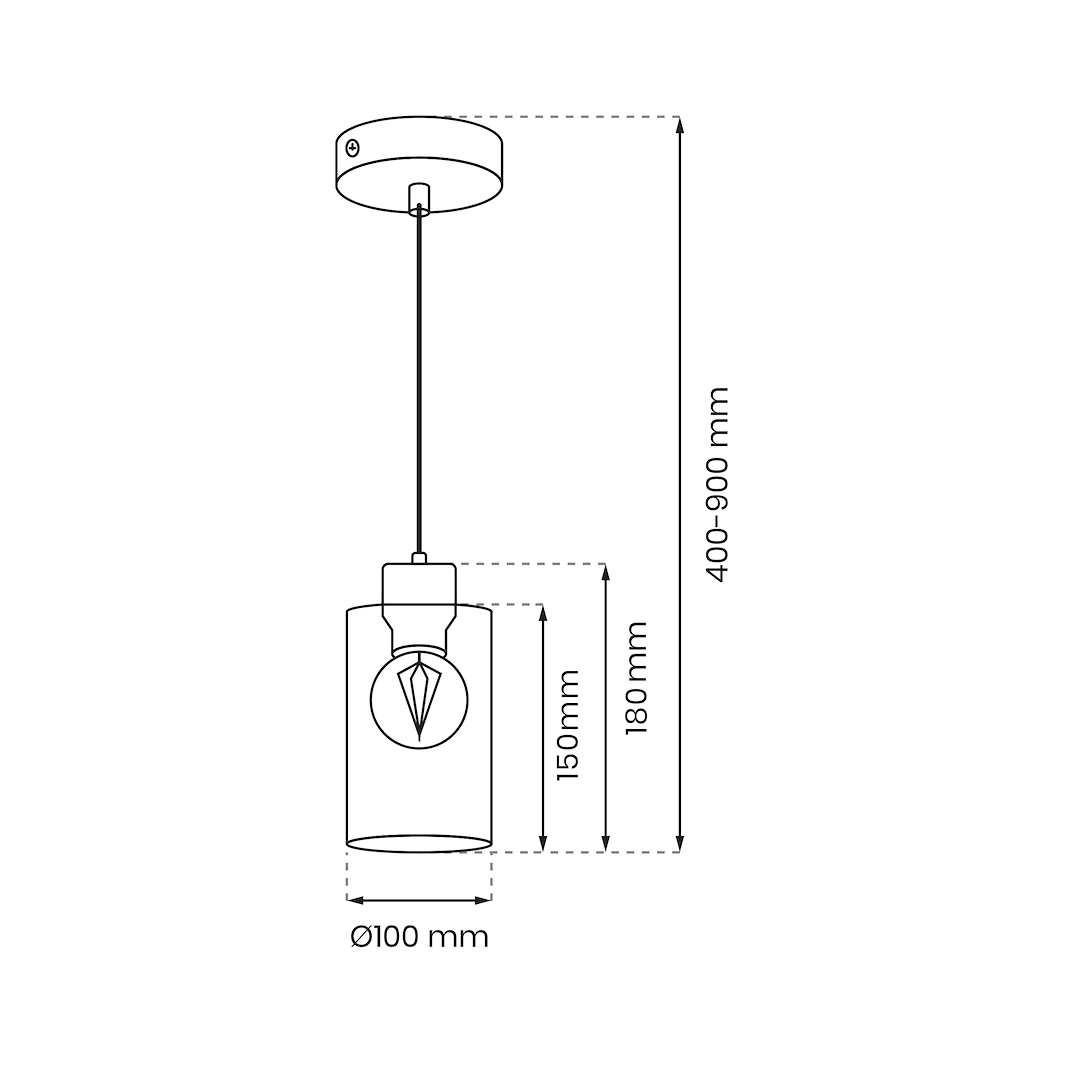 Lampa wisząca Madera 1xE27 - obrazek 7