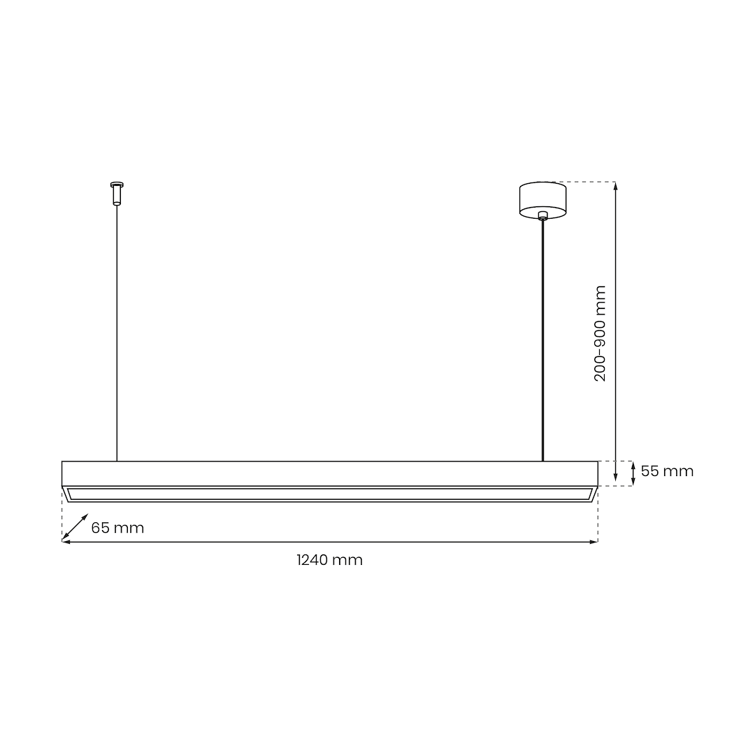 Lampa wisząca LUNGO 1xT8 18W LED - obrazek 9