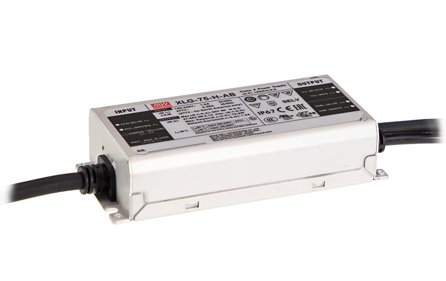 MEAN WELL XLG-75-12-A Zasilacz impulsowy; LED; 60W; 12V; 5A; 100-305VAC; 142-431VDC; IP67