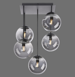 14602-18 BIG WIDOW LAMPA SUFITOWA CZARNY