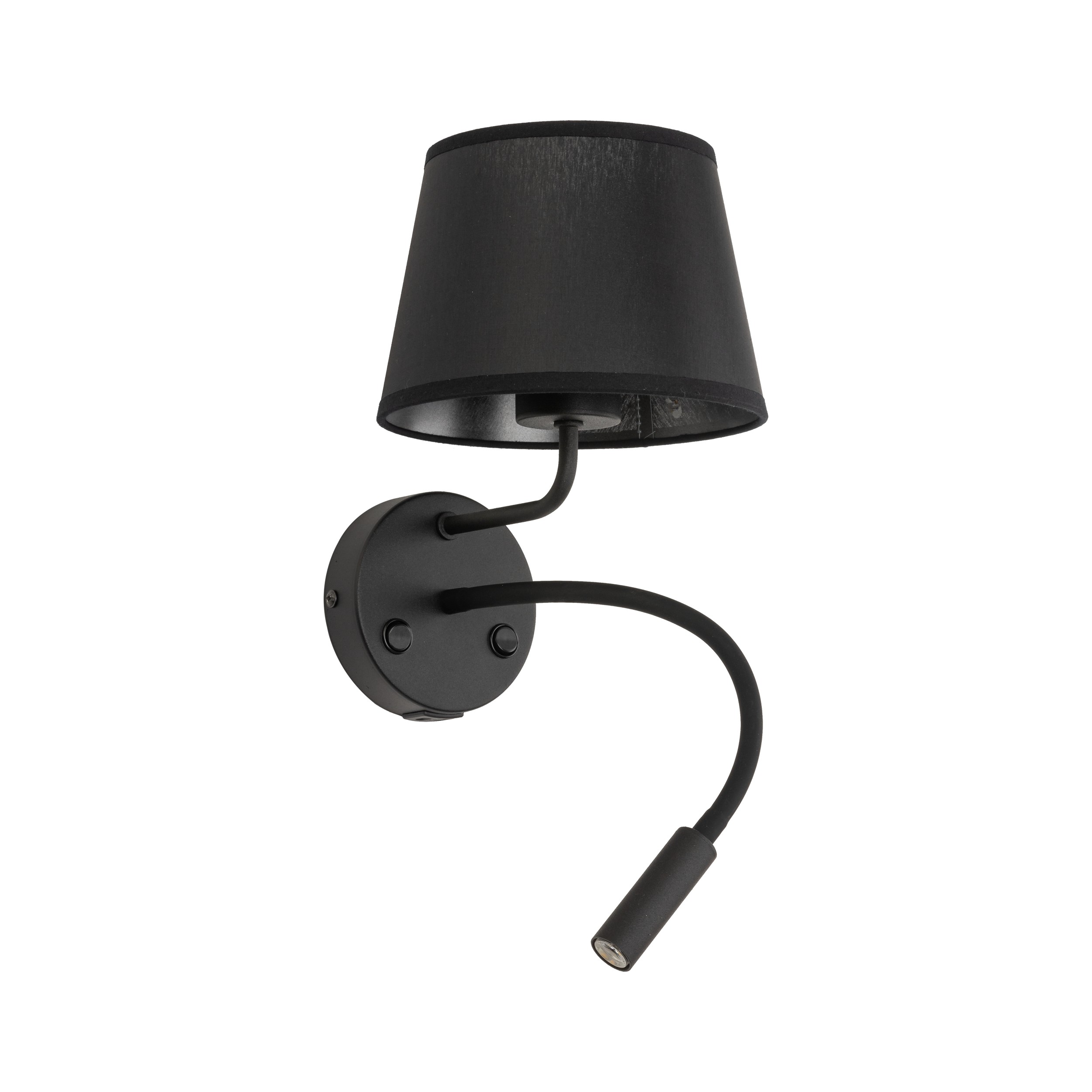 MAJA BLACK KINKIET  2 E27+ G9 + USB
