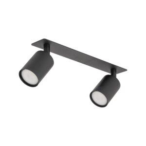 NEX BLACK 2XGU10 LAMPA SUFITOWA PODTYNKOWA