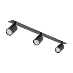 NEX BLACK 3XGU10 LAMPA SUFITOWA PODTYNKOWA
