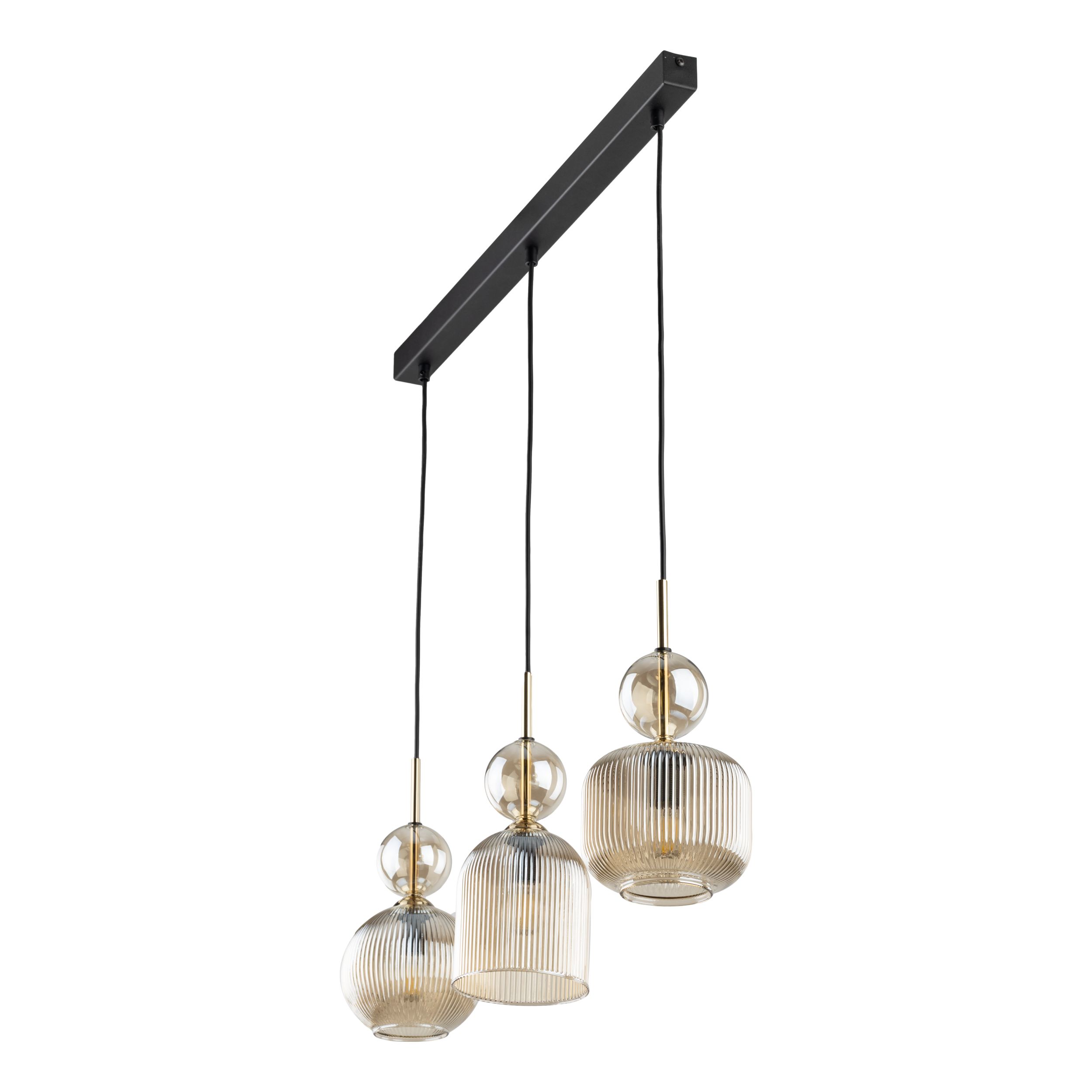 SOPHIA COGNAC LAMPA WISZĄCA 3XE14 - obrazek 8