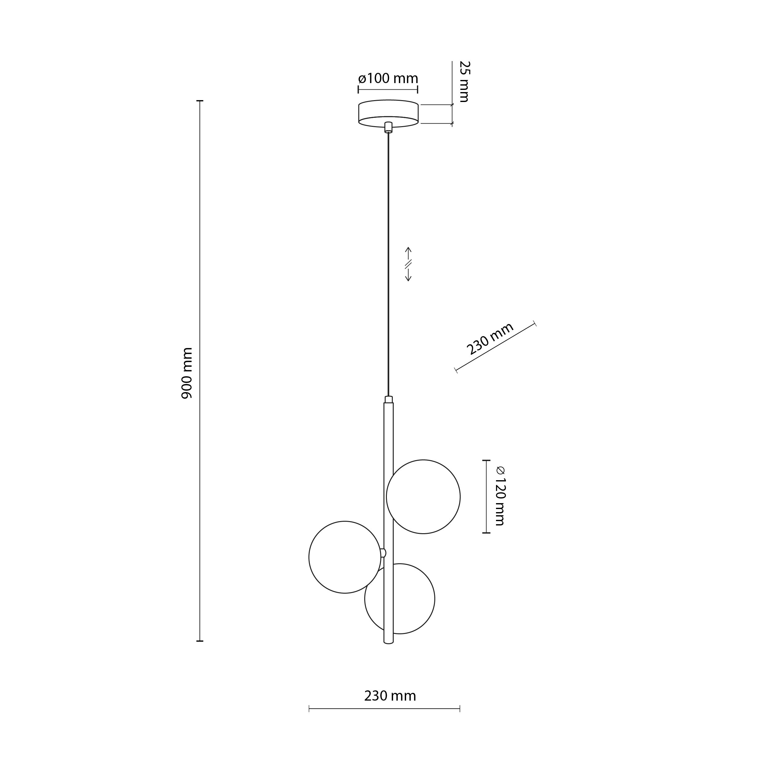 ESTERA WOOD ORZECH BURSZTYN LAMPA WISZACA 3XG9 - obrazek 8