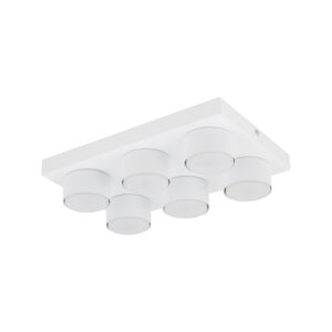 BRIX WHITE LAMPA SUFITOWA 6XGX53