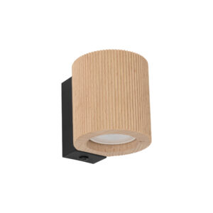 EVE CORTE WOOD KINKIET 1XGU10