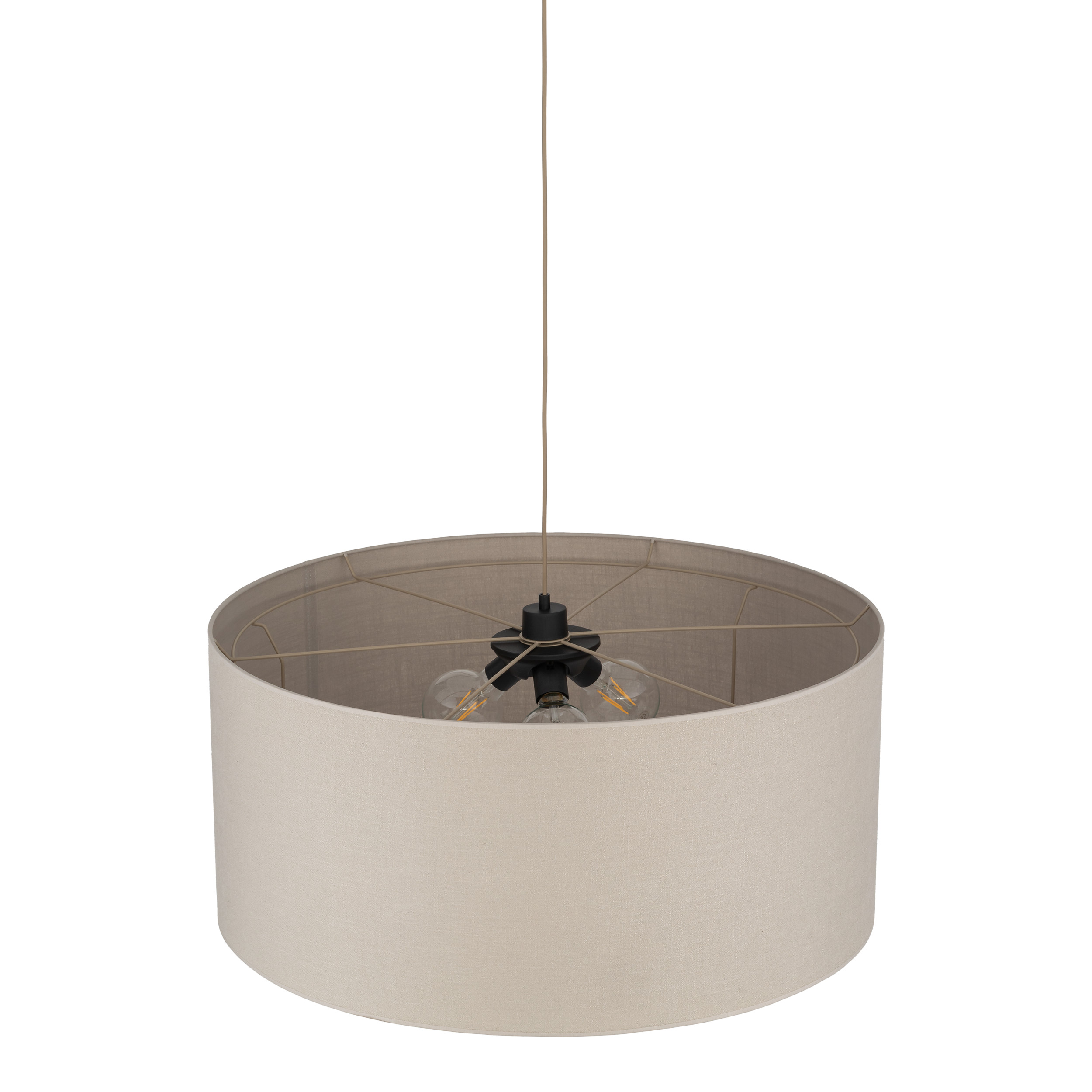 LARGO LINEN LAMPA WISZĄCA 3XE27 - obrazek 4
