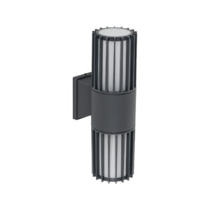 RIBO GRAY KINKIET IP54 2XE27
