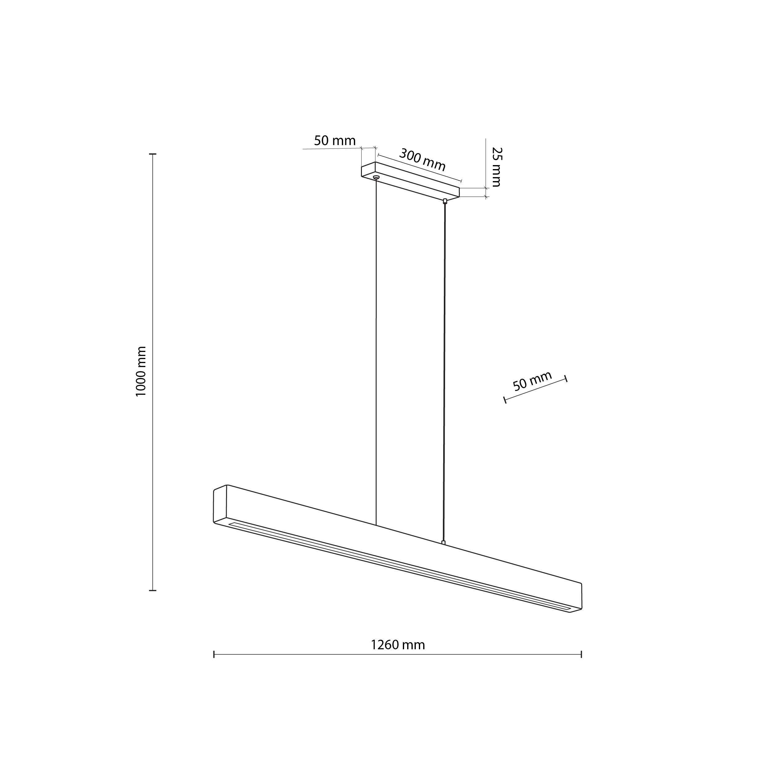 TEO LED LAMPA WISZĄCA 1260 - obrazek 2